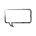 blurred silhouette rectangle dialog box icon