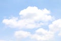 Blurred sky clear soft blue and big cloud white, sky cloudscape blue color pastel style, sky cloud white soft for background sky Royalty Free Stock Photo