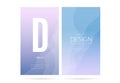 Blurred soft color gradient vertical background set