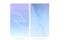 Blurred soft color gradient vertical background set Royalty Free Stock Photo