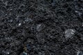 Dark background with the texture of a piece of coal Royalty Free Stock Photo