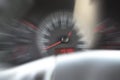 Blurred speedometer Royalty Free Stock Photo