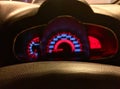 Blurred speedometer