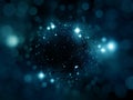 Blurred stars at night Royalty Free Stock Photo