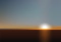 Blurred Sunset