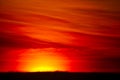 blurred sunset heap cloud in tropical and orange sky soft cloud Royalty Free Stock Photo