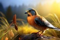 Blurred surroundings accentuate the scenic flight of a male kestrel