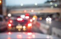 Blurred, Traffic in Bangkok at night Royalty Free Stock Photo