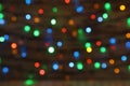 Blurred view of Christmas lights. Festive background Royalty Free Stock Photo