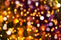 Blurred view of glowing Christmas lights as background Royalty Free Stock Photo