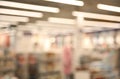 Blurred view of modern shopping mall Royalty Free Stock Photo
