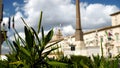 Blurred view of the Quirinal Palace, residence of the President of the Italian Republic