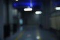 Blurred view of shopping mall storage Royalty Free Stock Photo