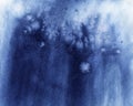 Blurred watercolor background of Indigo color