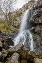 Blurred waterfall near Sofia, Bulgaria Royalty Free Stock Photo
