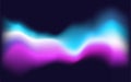 Blurred wavy abstract vibrant colors flow background in pink blue white purple gradient