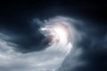 Blurred Whirlwind in the Clouds Royalty Free Stock Photo