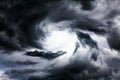 Blurred Whirlwind in the Clouds Royalty Free Stock Photo