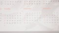 Blurred calendar in new year concept Royalty Free Stock Photo