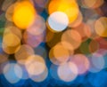 Blurring lights bokeh background Royalty Free Stock Photo