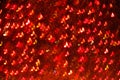 Blurring lights bokeh background of music notes