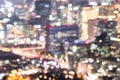 Blurrred background of Seoul Downtown Royalty Free Stock Photo