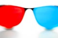 Blurry 3DTV Glasses Royalty Free Stock Photo