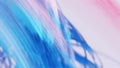 Blurry abstract background in blue and pink colors. Strings, strips of arcs and with light highlights. 3d-render Royalty Free Stock Photo