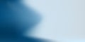 Blurry abstract background, template with a soft wavy gradient blending deep blue into light grey Royalty Free Stock Photo