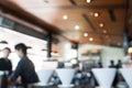 Blurry background in coffee shop Royalty Free Stock Photo