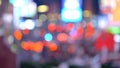 Blurry background of street traffic in New York - street photography Royalty Free Stock Photo