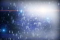 Blurry binary code backdrop Royalty Free Stock Photo