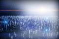 Blurry binary code background Royalty Free Stock Photo