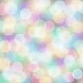 Blurry circular patterns create a bokeh Royalty Free Stock Photo