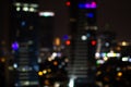 Blurry City Background at night Royalty Free Stock Photo