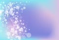 Blurry cold tone magical Bokeh star sparkle shine concept abstract background vector illustration