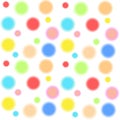 blurry colorful circle pattern background, childish pattern