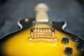 Blurry electric guitar Royalty Free Stock Photo