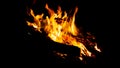 Blurry fire with slow speed Royalty Free Stock Photo