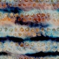 Blurry grunge washed out tie dye texture background. Wavy irregular motion wave seamless pattern. Grunge distorted ink Royalty Free Stock Photo