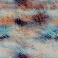 Blurry grunge washed out tie dye texture background. Wavy irregular motion wave seamless pattern. Grunge distorted ink Royalty Free Stock Photo