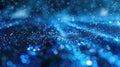 Blurry image of a blue background with unknown details Royalty Free Stock Photo