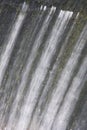 Blurry jets of falling water Royalty Free Stock Photo