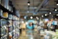 Blurry liquor store Royalty Free Stock Photo