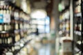 Blurry liquor store Royalty Free Stock Photo