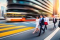 Blurry People City Traffic Generative AI