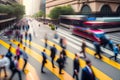 Blurry People City Traffic Generative AI