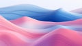 Gusty Landscape Abstract Wallpaper With Water Waves