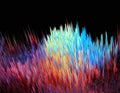 Blurry rainbow gradient glitch abstract artistic texture background