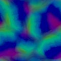 Blurry rainbow gradient glitch abstract texture background. Wavy irregular bleeding washed tie dye seamless pattern